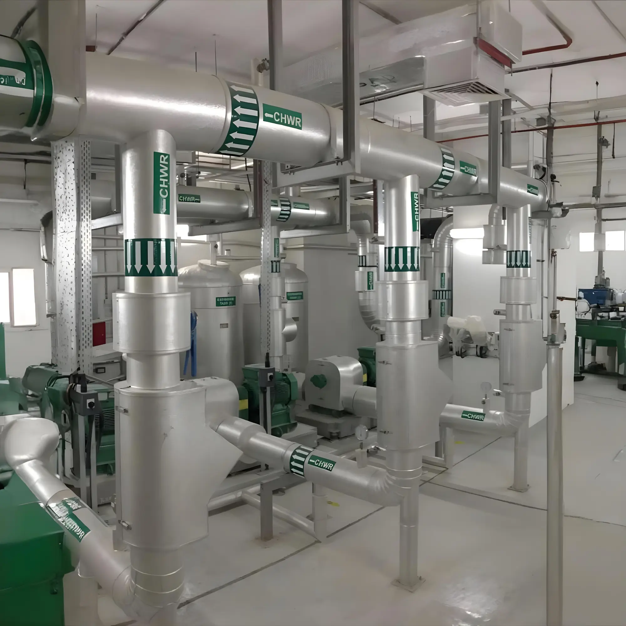 Chilled Water Pumps (VSD) The Photo Was Taken During The Installation in RES9.